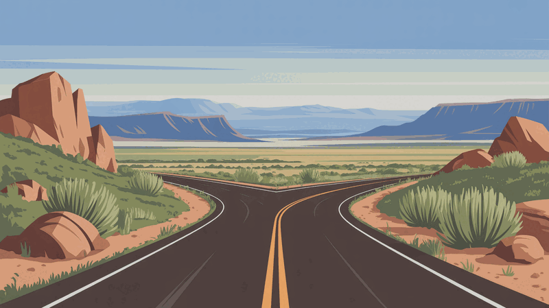Illustration of the Twin Falls area, southern Idaho